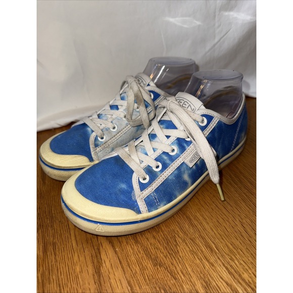 Keen Shoes Women's Size 8.5‎ Elsa Light Sneakers 1025292 Blue White - Picture 1 of 6